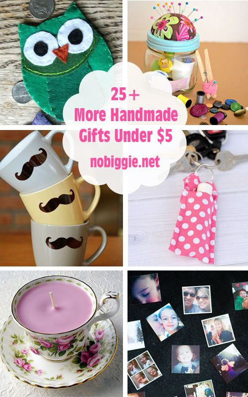 Christmas Gift Ideas Under $5
 25 More Handmade Gift Ideas Under $5