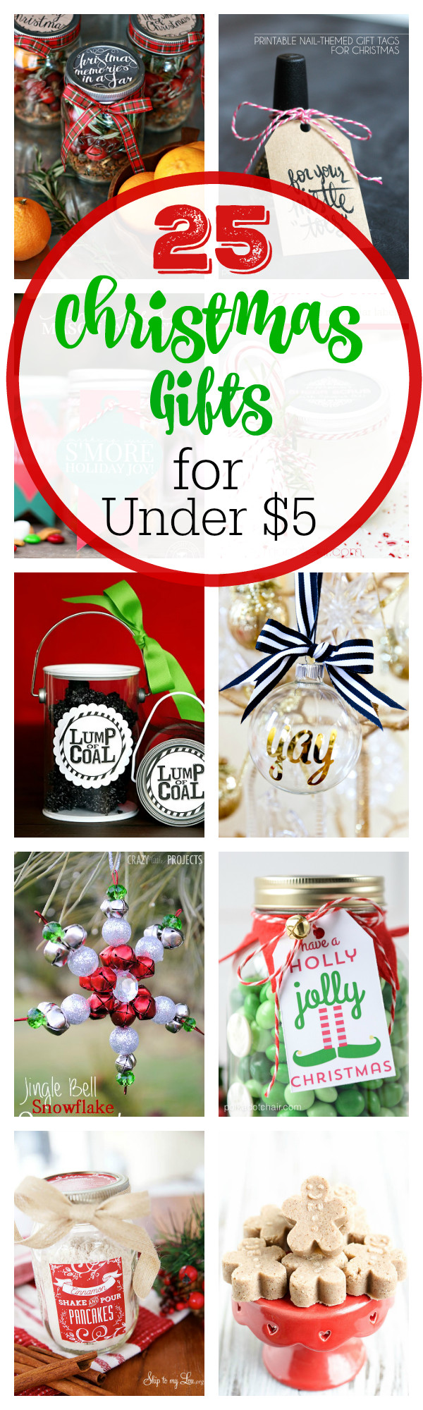 Christmas Gift Ideas Under $5
 25 Christmas Gifts for Under $5 Crazy Little Projects
