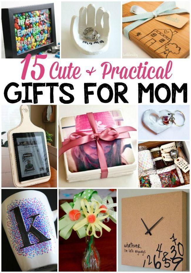 Christmas Gifts For Mom DIY
 15 Cute & Practical DIY Gifts for Mom