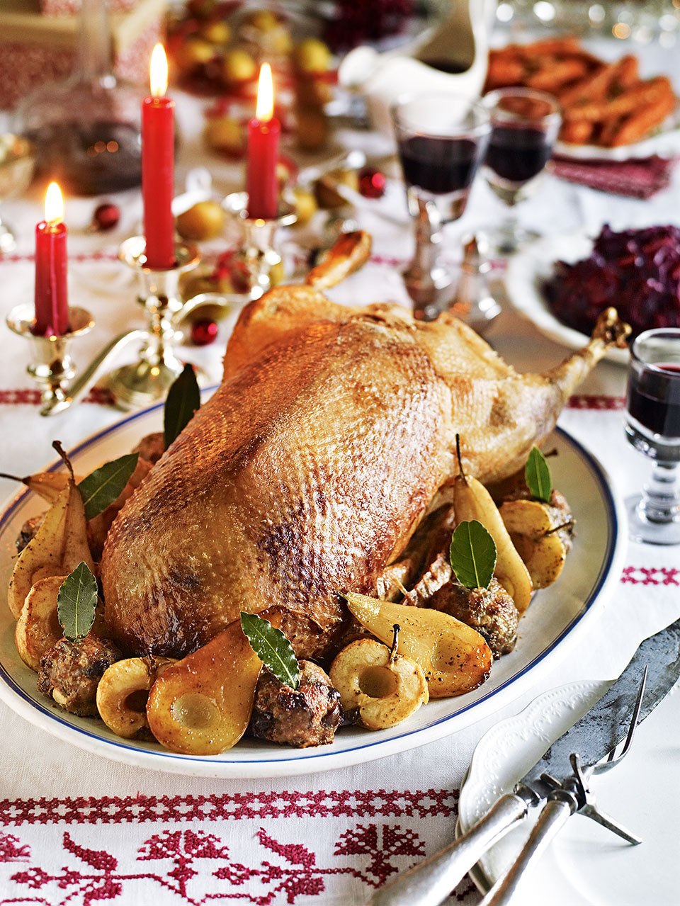 Christmas Goose Recipes
 Maple glazed roast goose delicious magazine