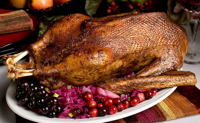 Christmas Goose Recipes
 Roasted Goose Alsatian Style Recipe