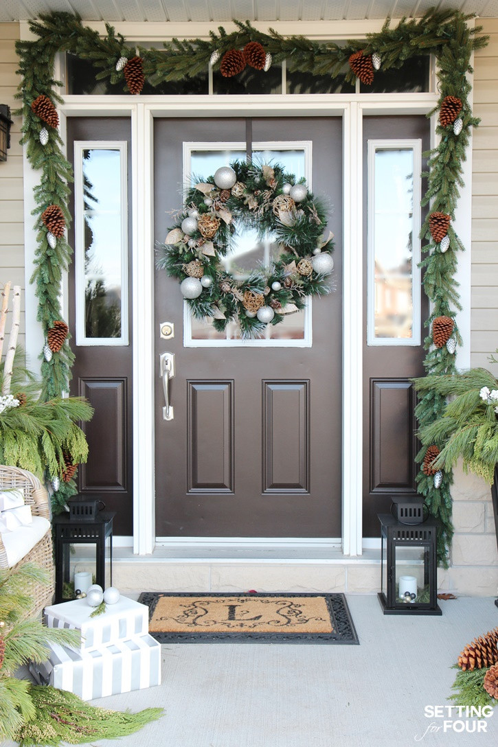 Christmas Ideas For Outside
 Holiday Cheer Outdoor Christmas Decorations Setting for Four