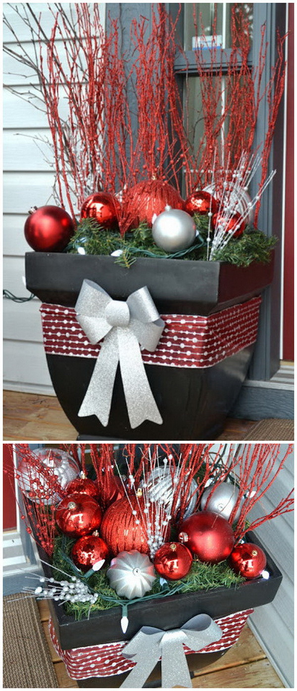 Christmas Ideas For Outside
 30 Amazing DIY Outdoor Christmas Decoration Ideas For