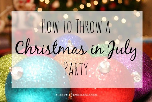 Christmas In July Birthday Party Ideas
 How to Throw a Christmas in July Party Simply Elliott