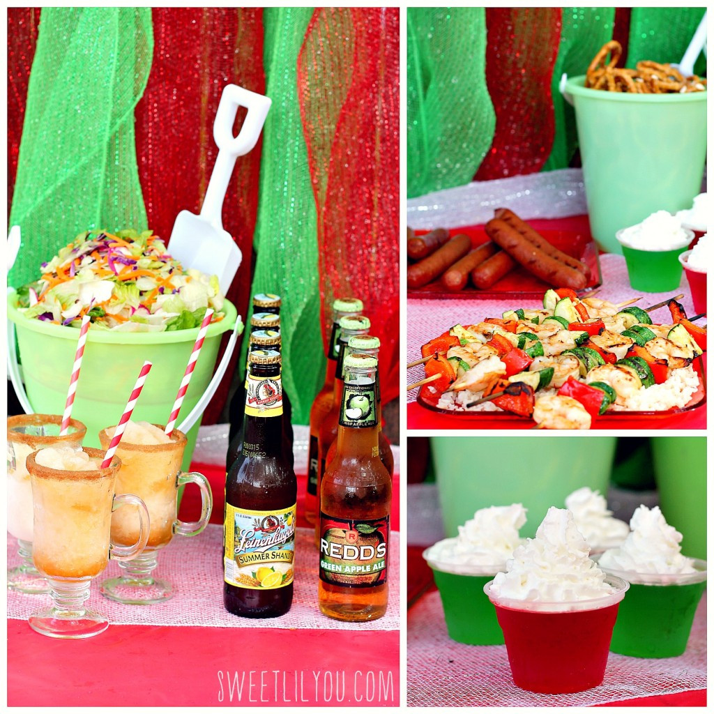 Christmas In July Birthday Party Ideas
 Shrimp with Shandy Marinade & Apple Ale Slushies