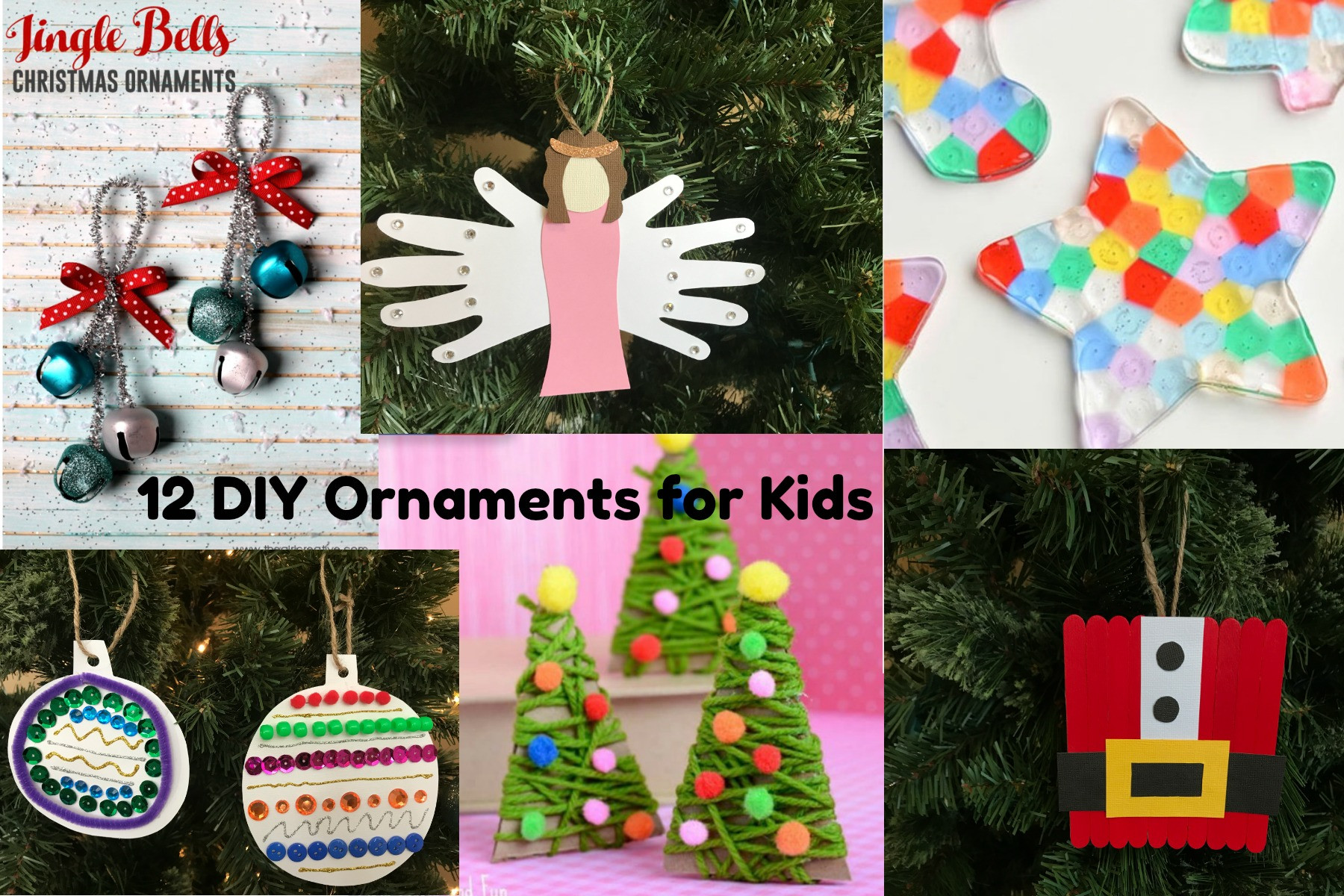 Christmas Ornaments DIY Kids
 12 DIY Christmas Ornaments for Kids Love Your Littles