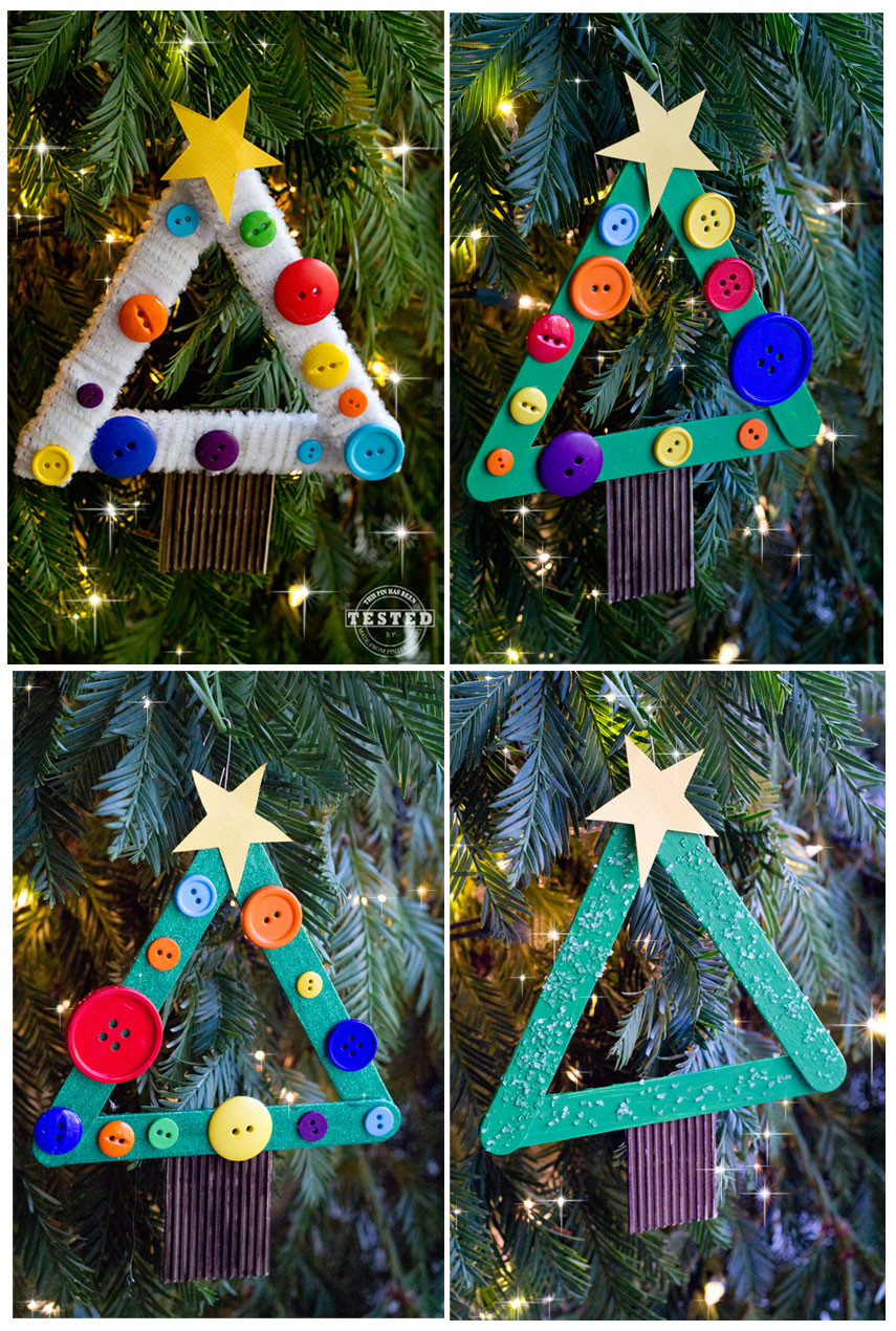 Christmas Ornaments DIY Kids
 DIY Kids Christmas Tree Ornament TGIF This Grandma is Fun