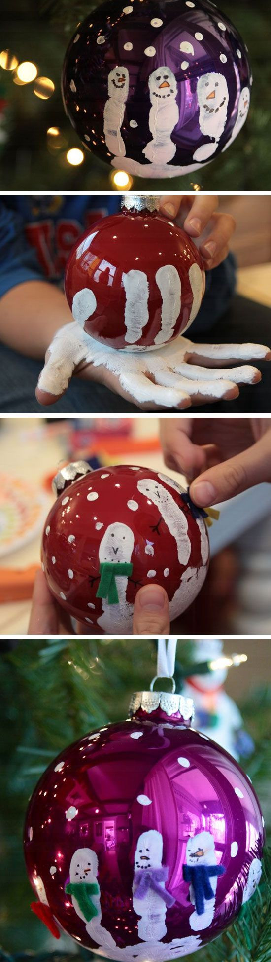 Christmas Ornaments DIY Kids
 Easy and Cute DIY Christmas Crafts for Kids to Make Hative