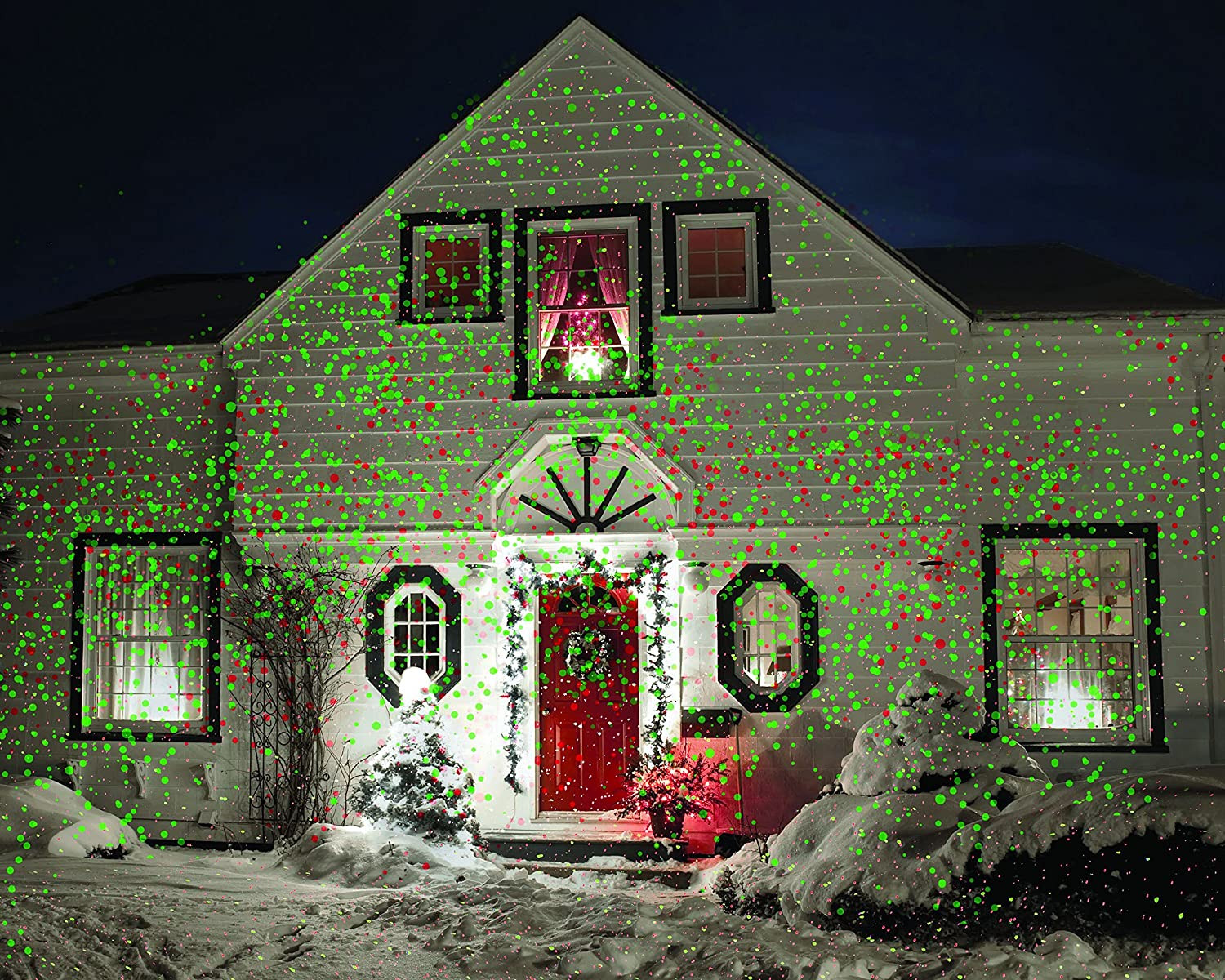 Christmas Outdoor Light Projection
 Christmas Laser Light Projector Red Green Landscape