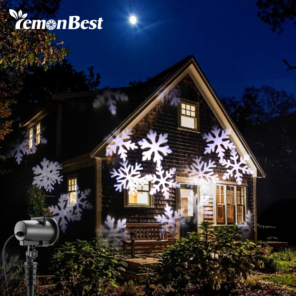 Christmas Outdoor Light Projection
 20 Pattern 12W Mery Christmas Lights Outdoor LED Snowflake