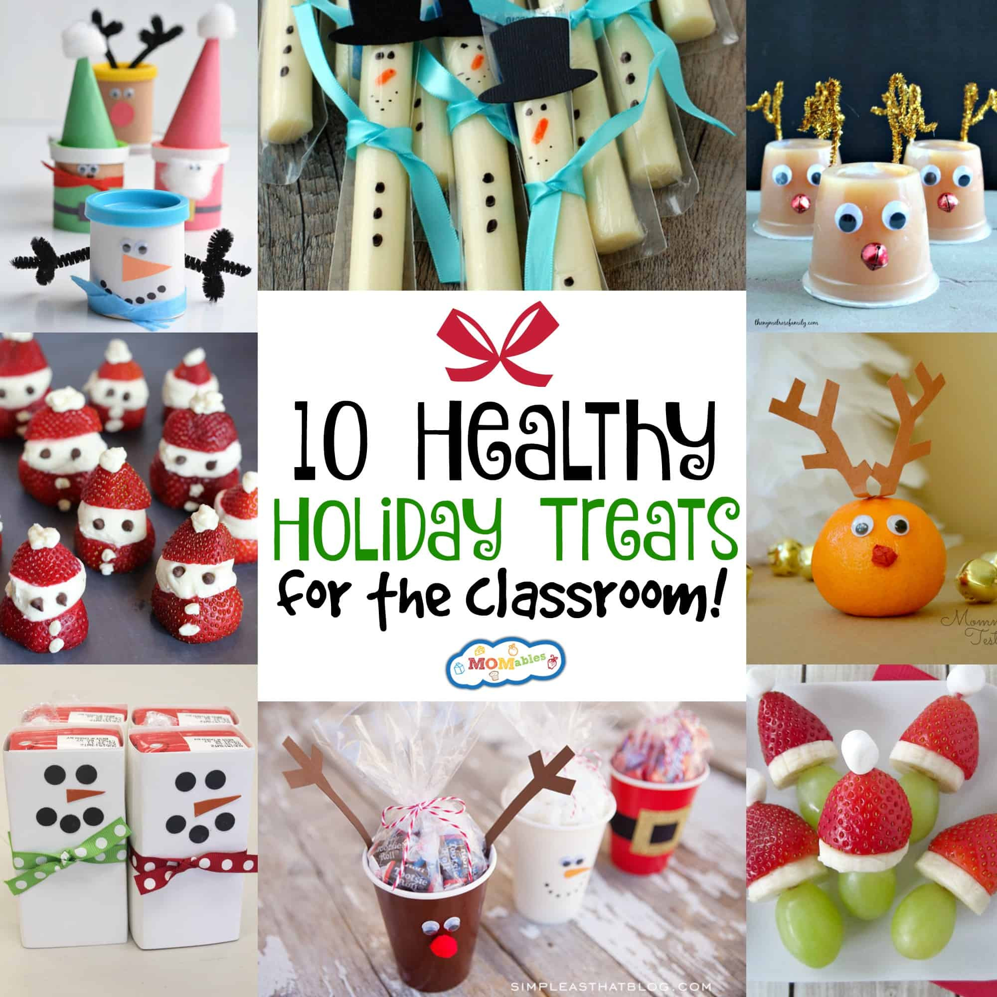 Christmas Party Ideas For Kindergarten Classes
 10 Healthy Holiday Treats for the Classroom MOMables