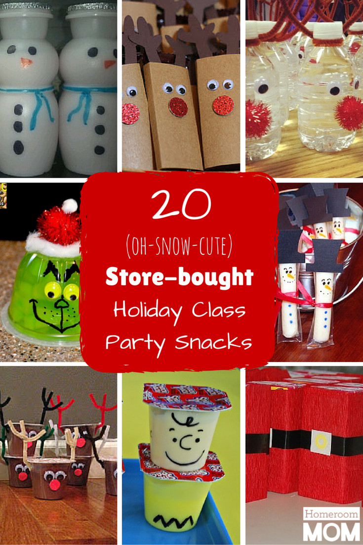 Christmas Party Ideas For Kindergarten Classes
 20 Pre packaged Winter Holiday Class Party Snacks