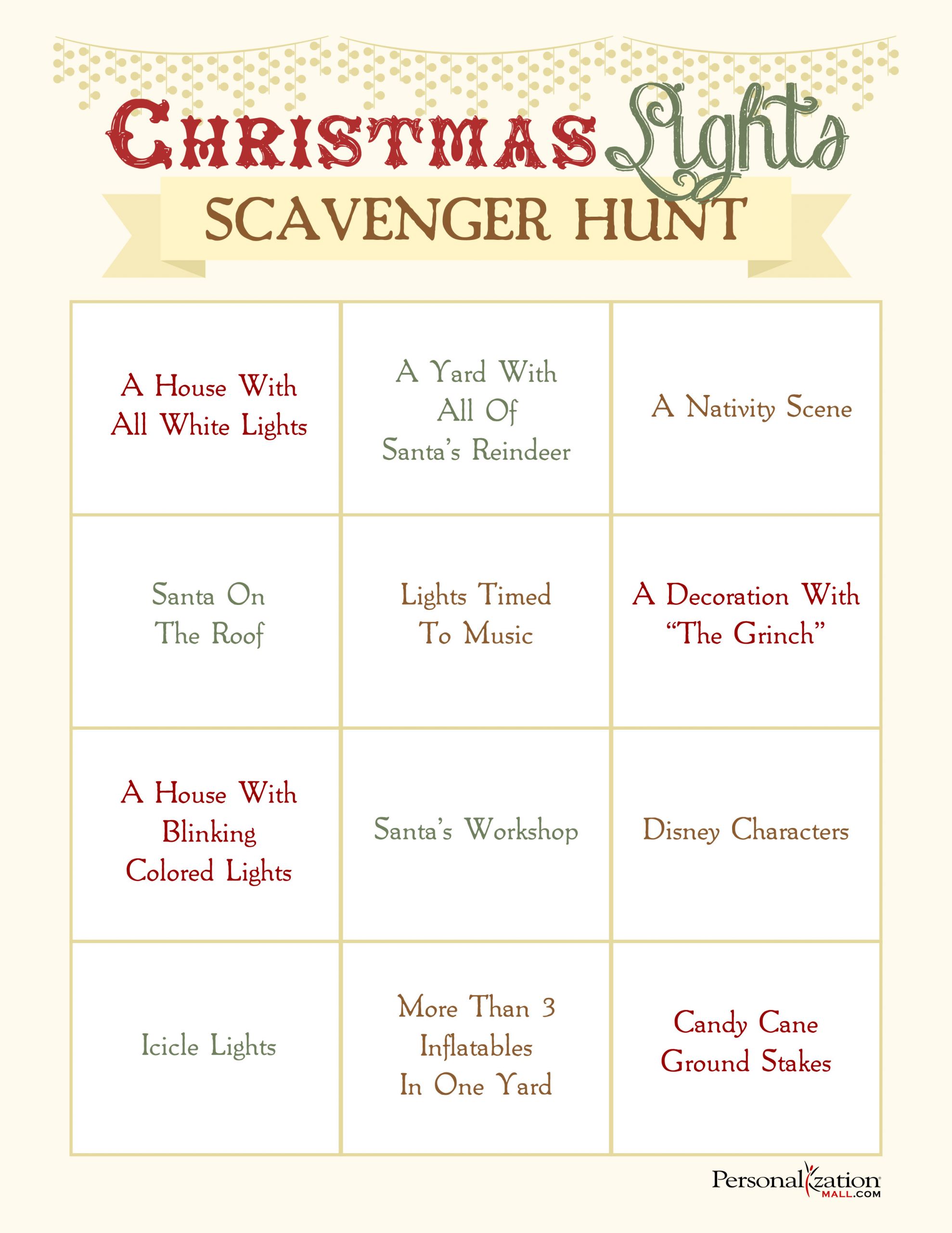 Christmas Party Scavenger Hunt Ideas
 Surprise Them with a Magical Christmas Eve Adventure