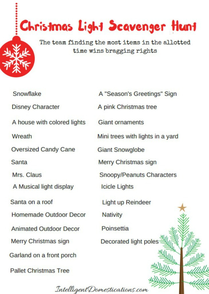 Christmas Party Scavenger Hunt Ideas
 Hilarious Christmas Party Games