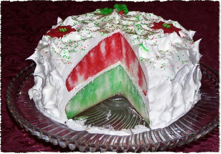 Christmas Poke Cakes
 Holiday Jell O Poke Cake Recipe — Dishmaps