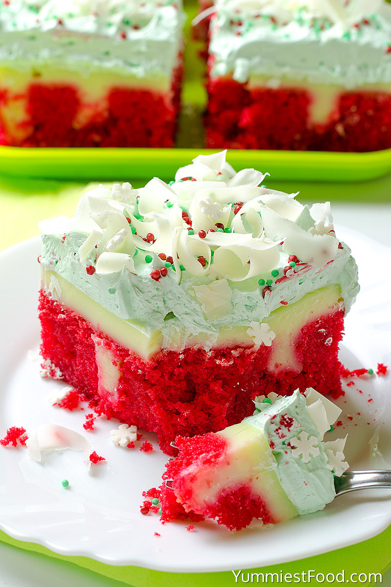 Christmas Poke Cakes
 Christmas Red Velvet Poke Cake Recipe from Yummiest Food