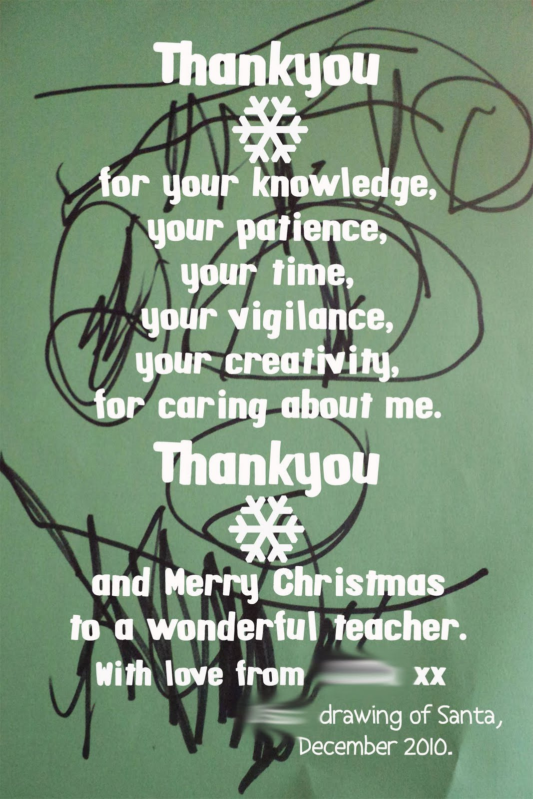 Christmas Quotes For Teachers
 A Little Learning For Two Christmas Cards for Teachers