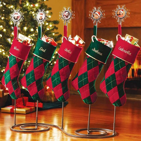 Christmas Stocking Floor Stands
 Christmas stocking holders – cool ideas for your Christmas