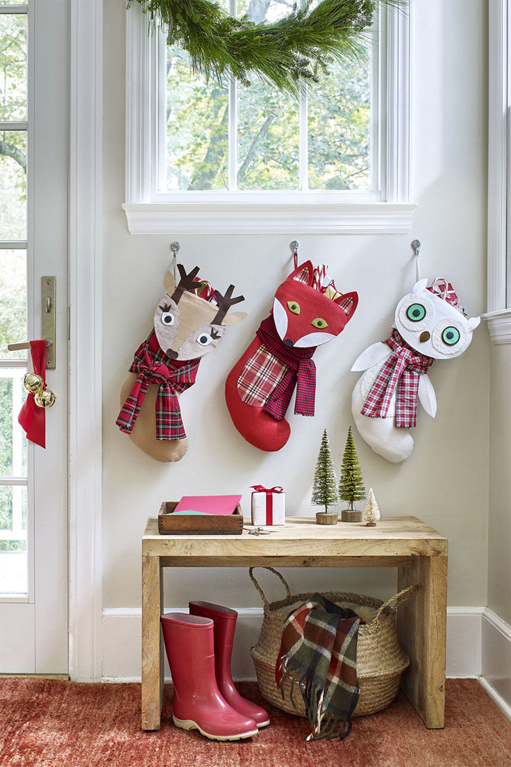 Christmas Stockings DIY
 10 Creative DIY Christmas Stockings crazyforus