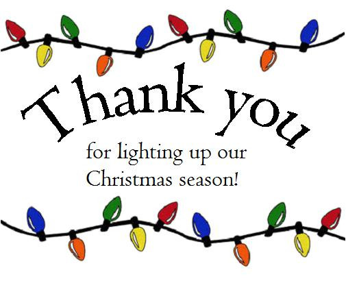 Christmas Thank You Quotes
 T s Garden We Are Grateful for Christmas Lights