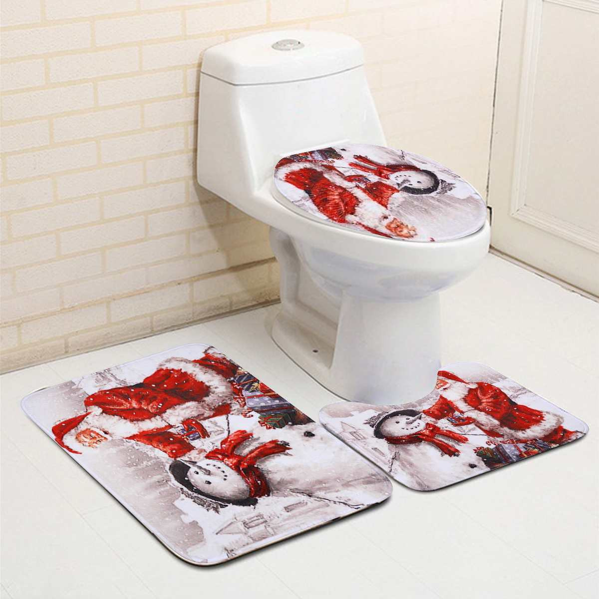 Christmas Toilet Seat Cover
 Aliexpress Buy Printed Cartoon Christmas Toilet Seat