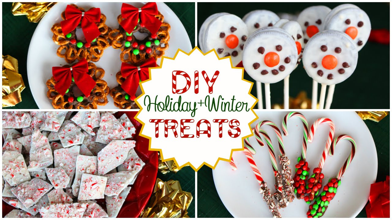 Christmas Treats DIY
 DIY Holiday Winter Treats Quick Easy and Delicious