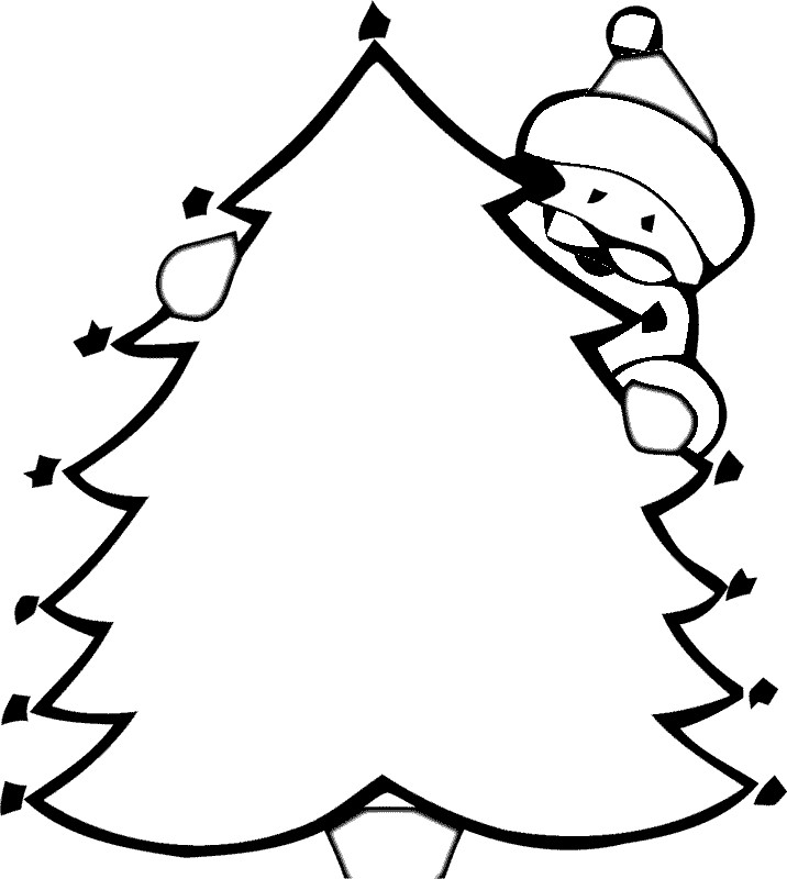 Christmas Tree Coloring Pages For Kids
 Christmas Coloring Pages for Kids Free Download