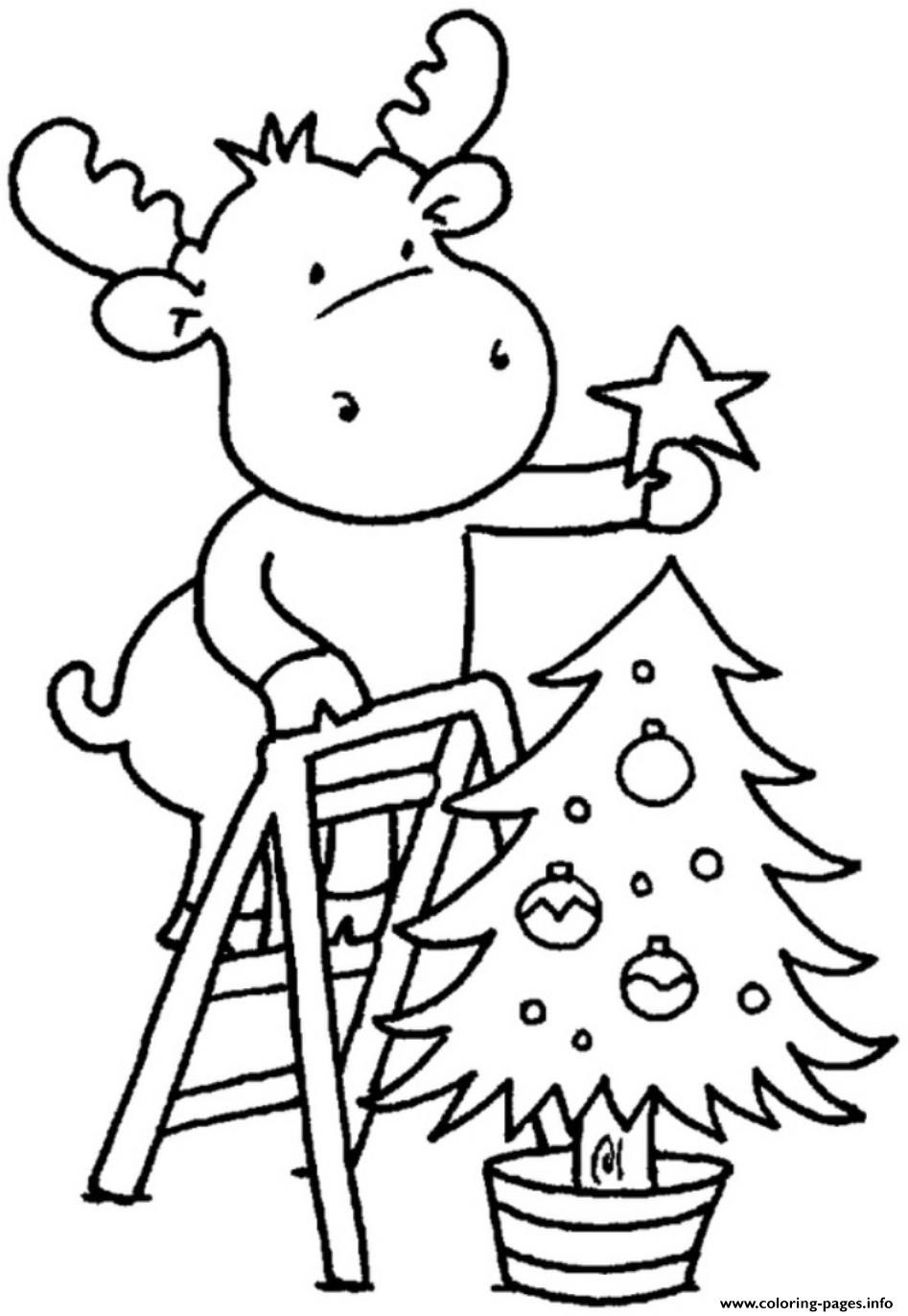 Christmas Tree Coloring Pages For Kids
 Christmas Tree For Children Coloring Pages Printable