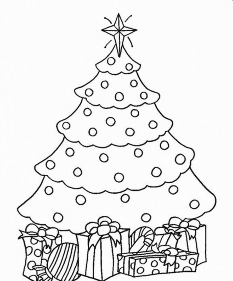 Christmas Tree Coloring Pages For Kids
 Get This Christmas Tree Coloring Pages for Kids