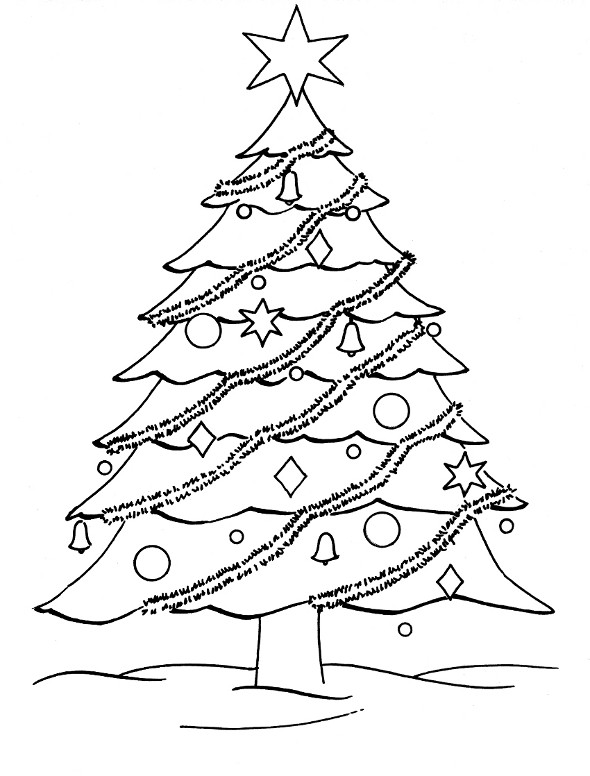 Christmas Tree Coloring Pages For Kids
 Free Coloring Pages Christmas Tree Coloring Pages