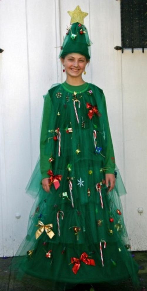 Christmas Tree Costume DIY
 10 Homemade Christmas Costumes