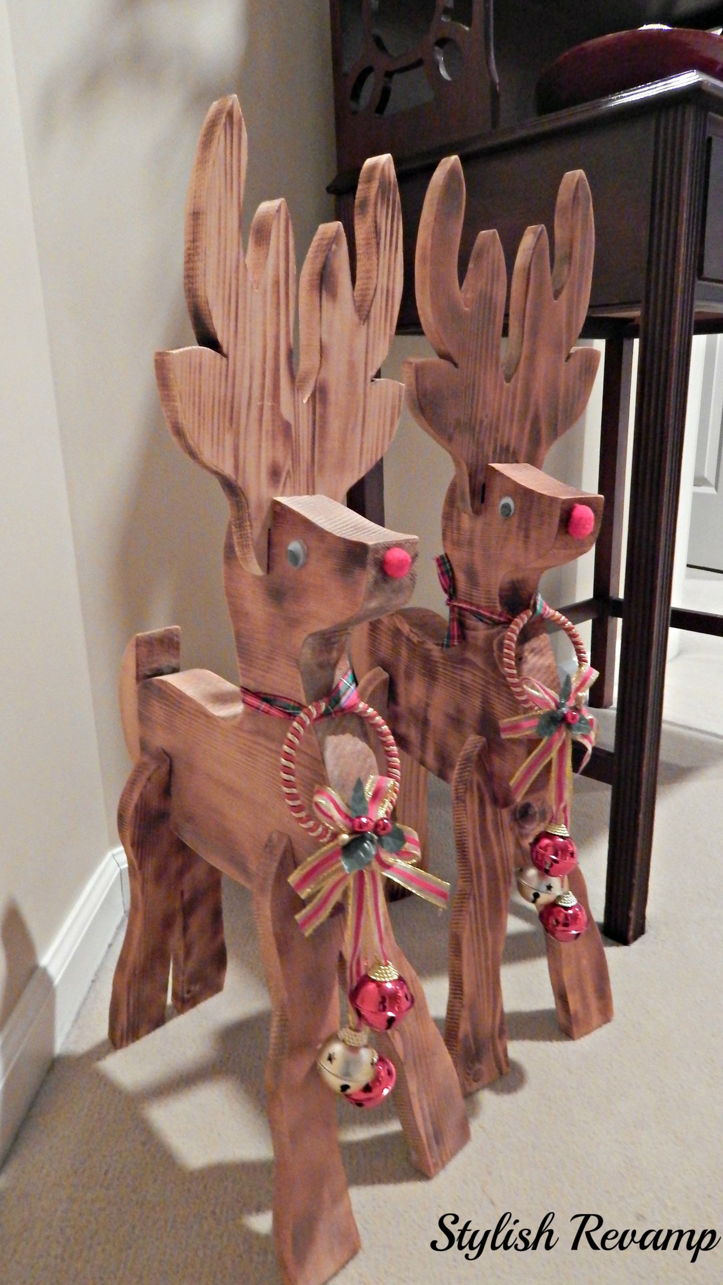 Christmas Wood Craft Ideas
 Christmas Home Tour 2014 Stylish Revamp