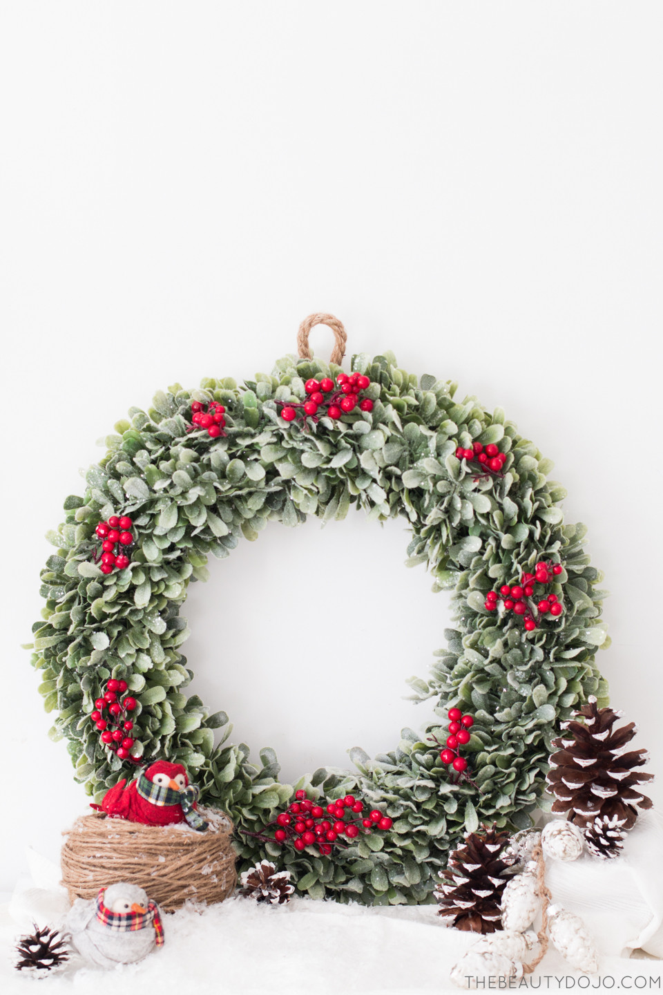 Christmas Wreath DIY
 DIY Christmas Wreath The Beautydojo