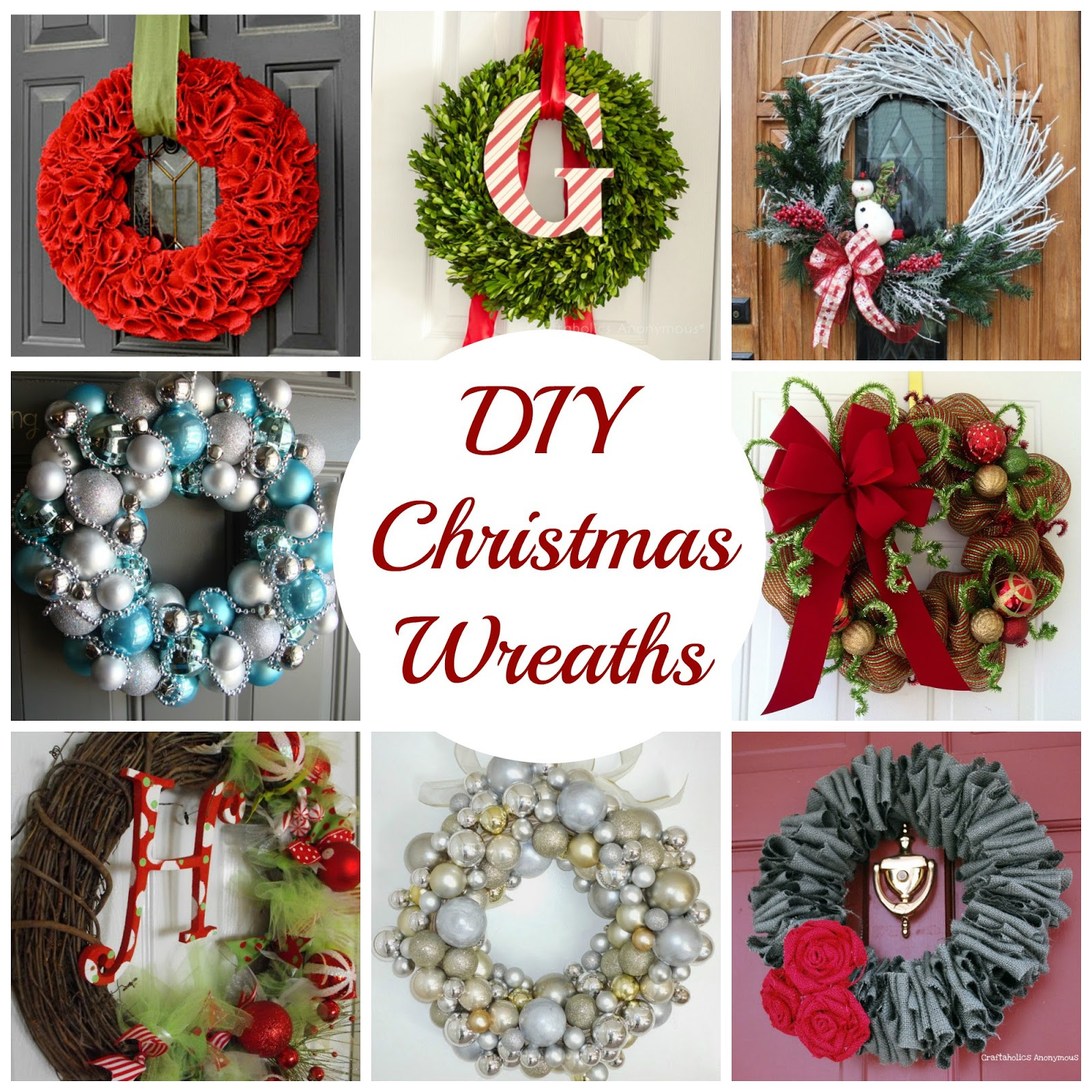 Christmas Wreath DIY
 DIY Christmas Wreaths