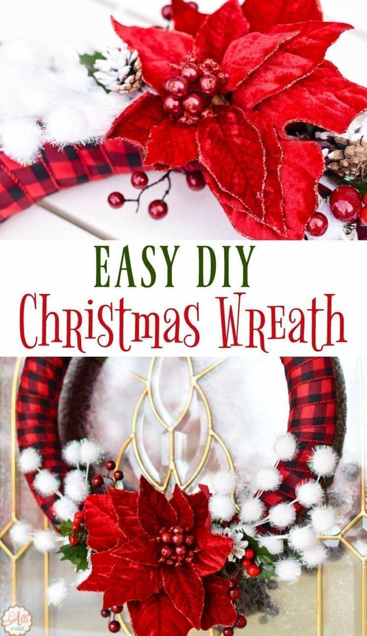 Christmas Wreath DIY
 How to Make an Easy DIY Christmas Wreath An Alli Event