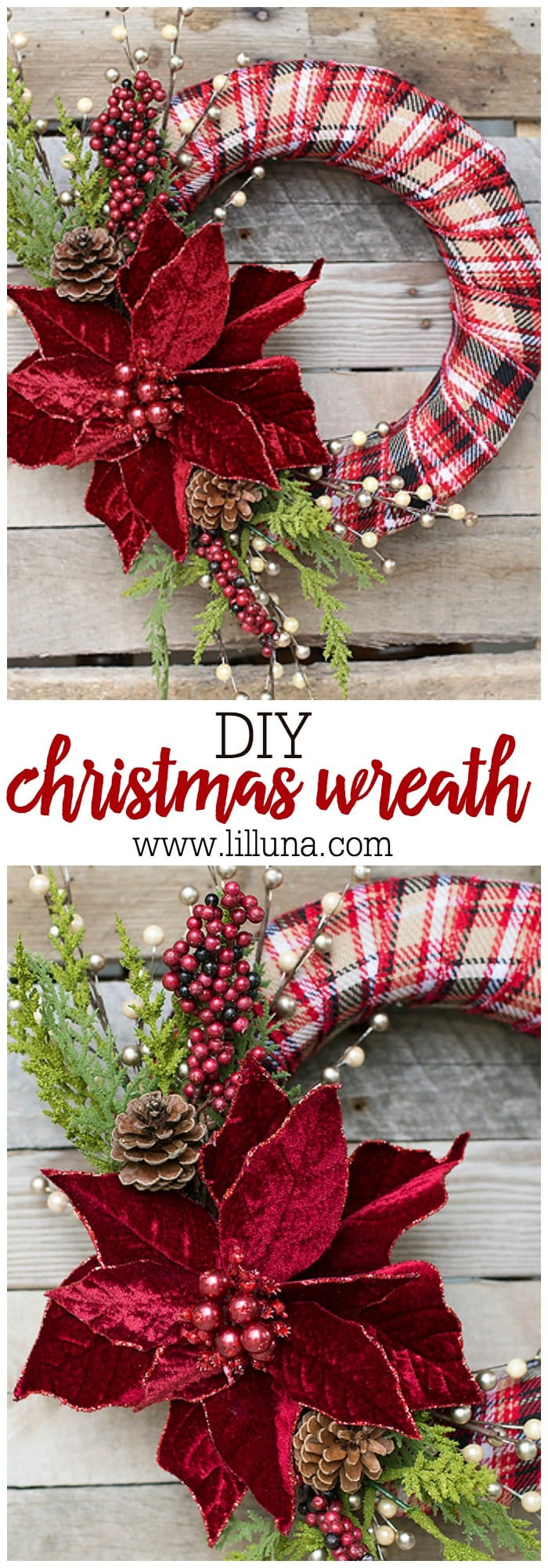 Christmas Wreath DIY
 DIY Christmas Wreath Lil Luna