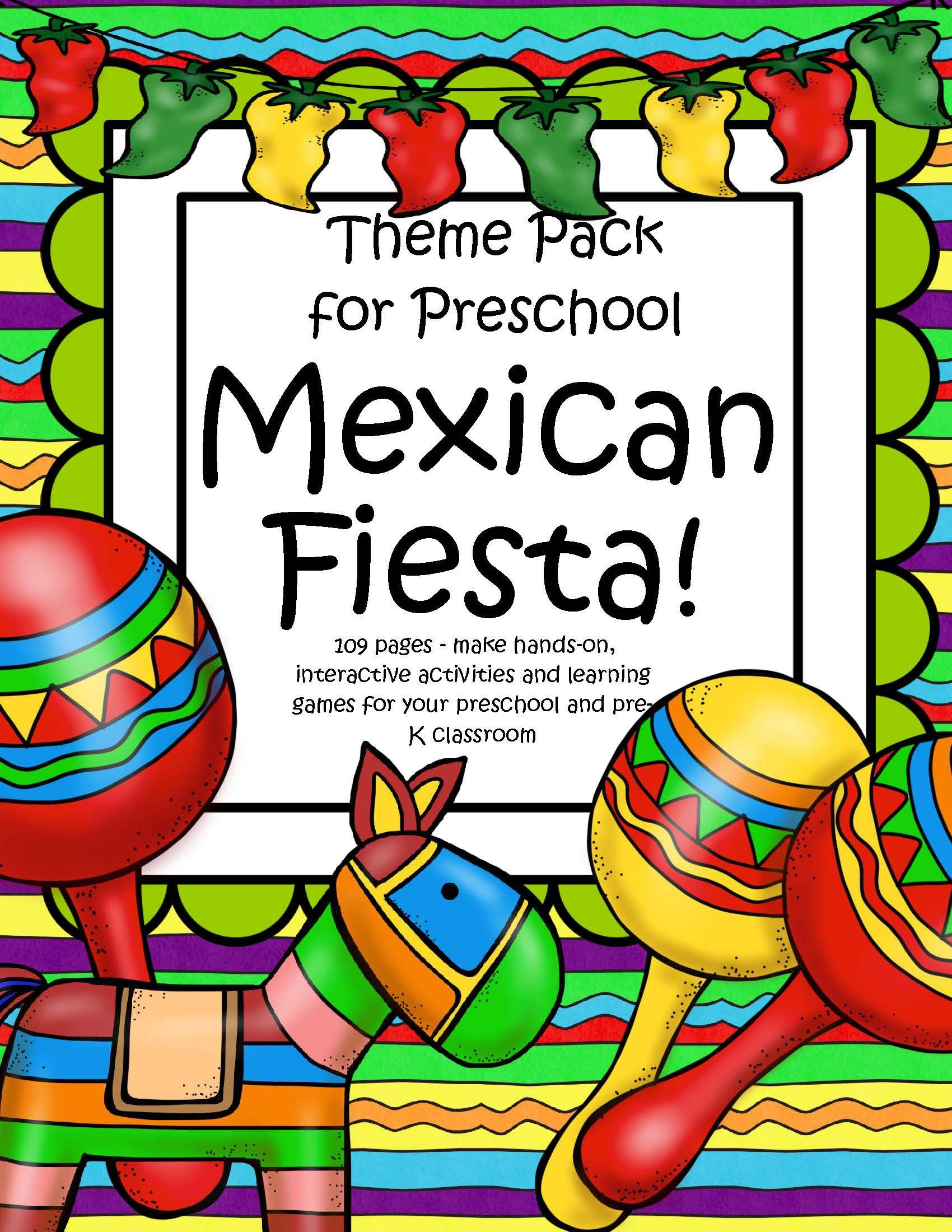 Cinco De Mayo Activities For Kindergarten
 Cinco de Mayo Fiesta Activities Centers and Printables for