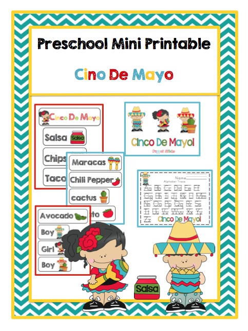Cinco De Mayo Activities For Kindergarten
 Free Cinco De Mayo Mini Printable