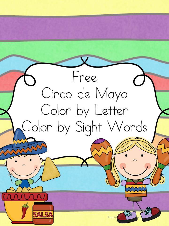 Cinco De Mayo Activities For Kindergarten
 Cinco de Mayo Coloring Pages for Preschool or Kindergarten