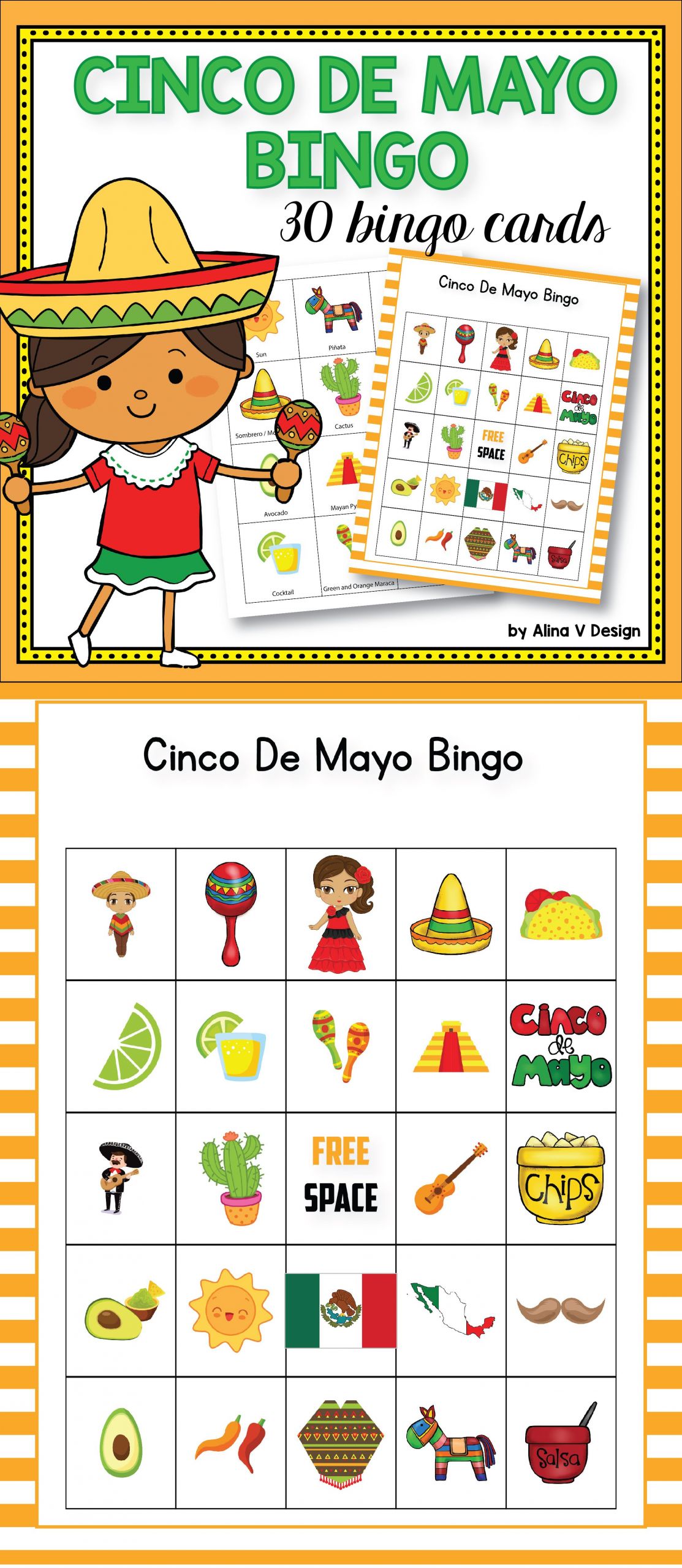 Cinco De Mayo Activities For Kindergarten
 Cinco De Mayo Bingo