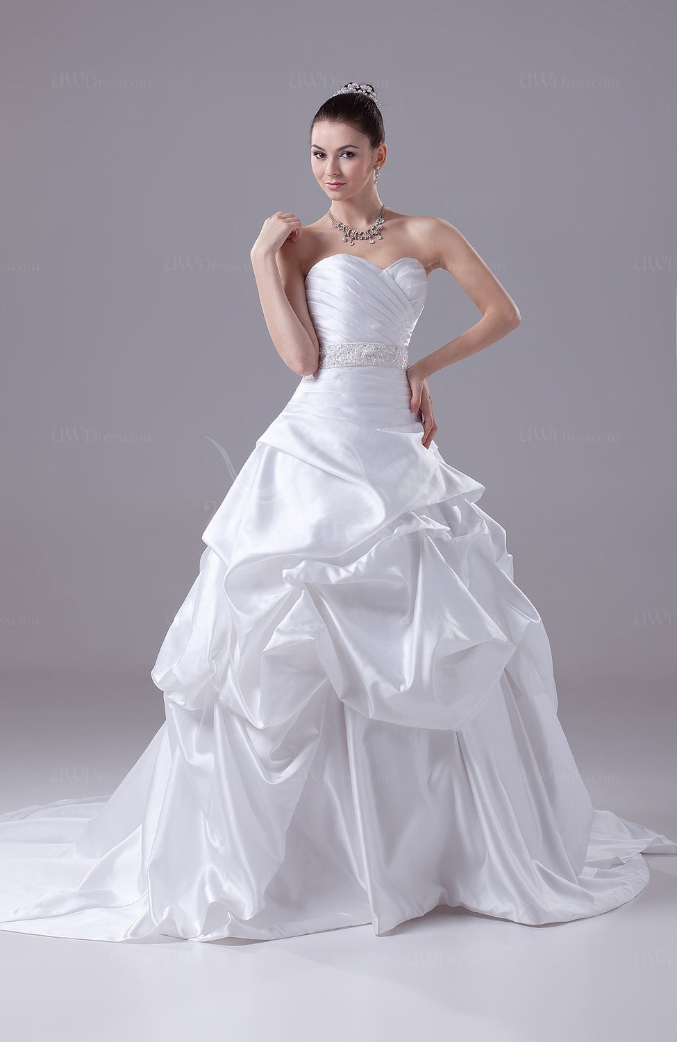 Cinderella Wedding Gown
 White Cinderella Outdoor Sweetheart Sleeveless Zipper