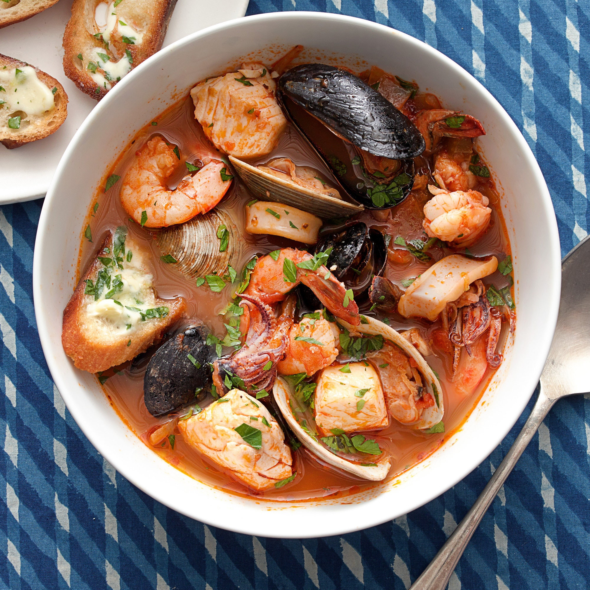 Cioppino Seafood Stew
 Cioppino Seafood Stew with Gremolata Toasts recipe