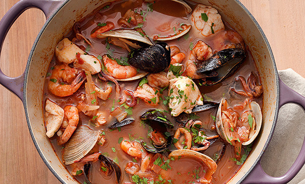 Cioppino Seafood Stew
 Cook This Now Cioppino Seafood Stew with Gremolata Toasts