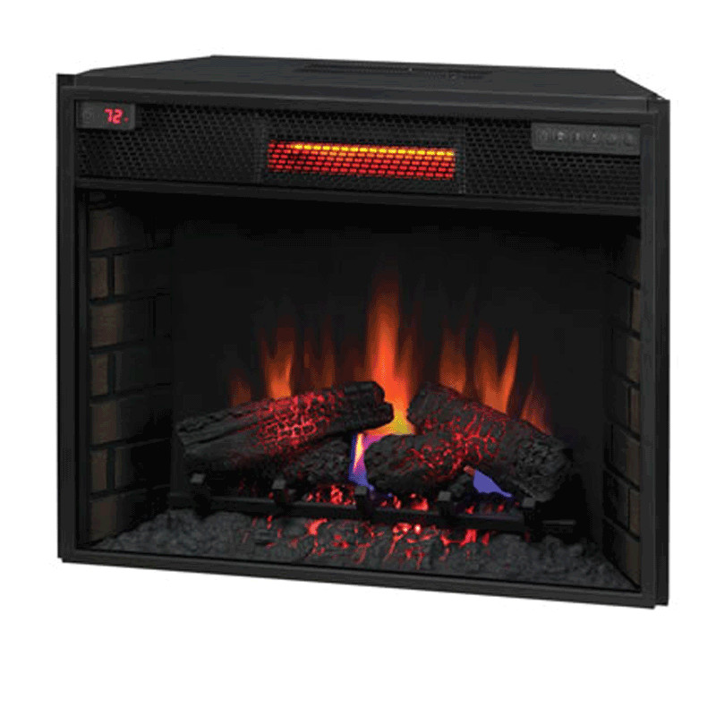 Classic Flame Electric Fireplace Insert
 Classic Flame 28 inch Electric Fireplace Insert 28II300GRA