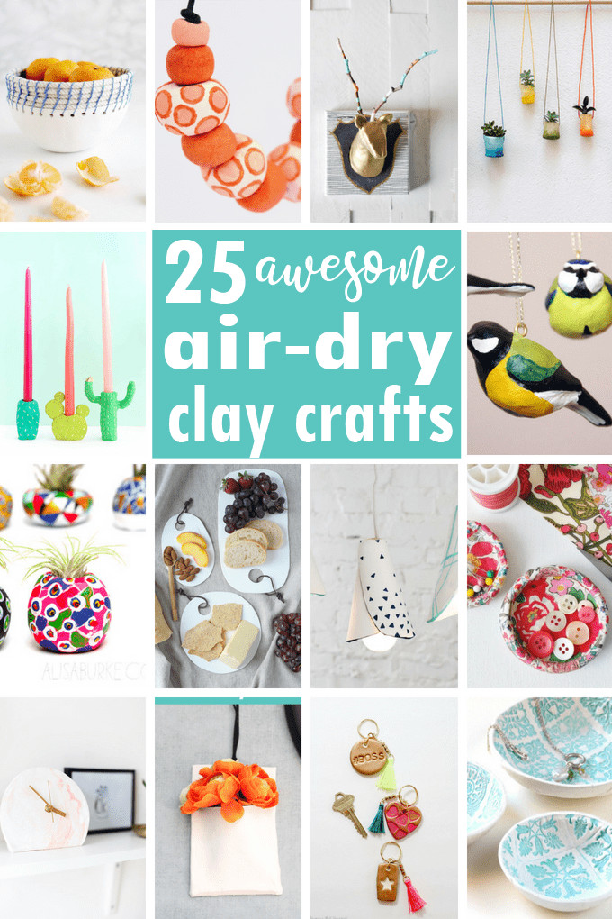 Clay Craft Ideas For Adults
 clay craft ideas A roundup of air dry clay projects for