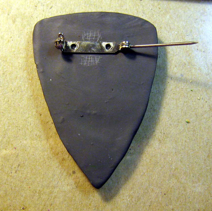 Clay Pins
 Artist At Work More Polymer Clay Pins Feb 19 2012