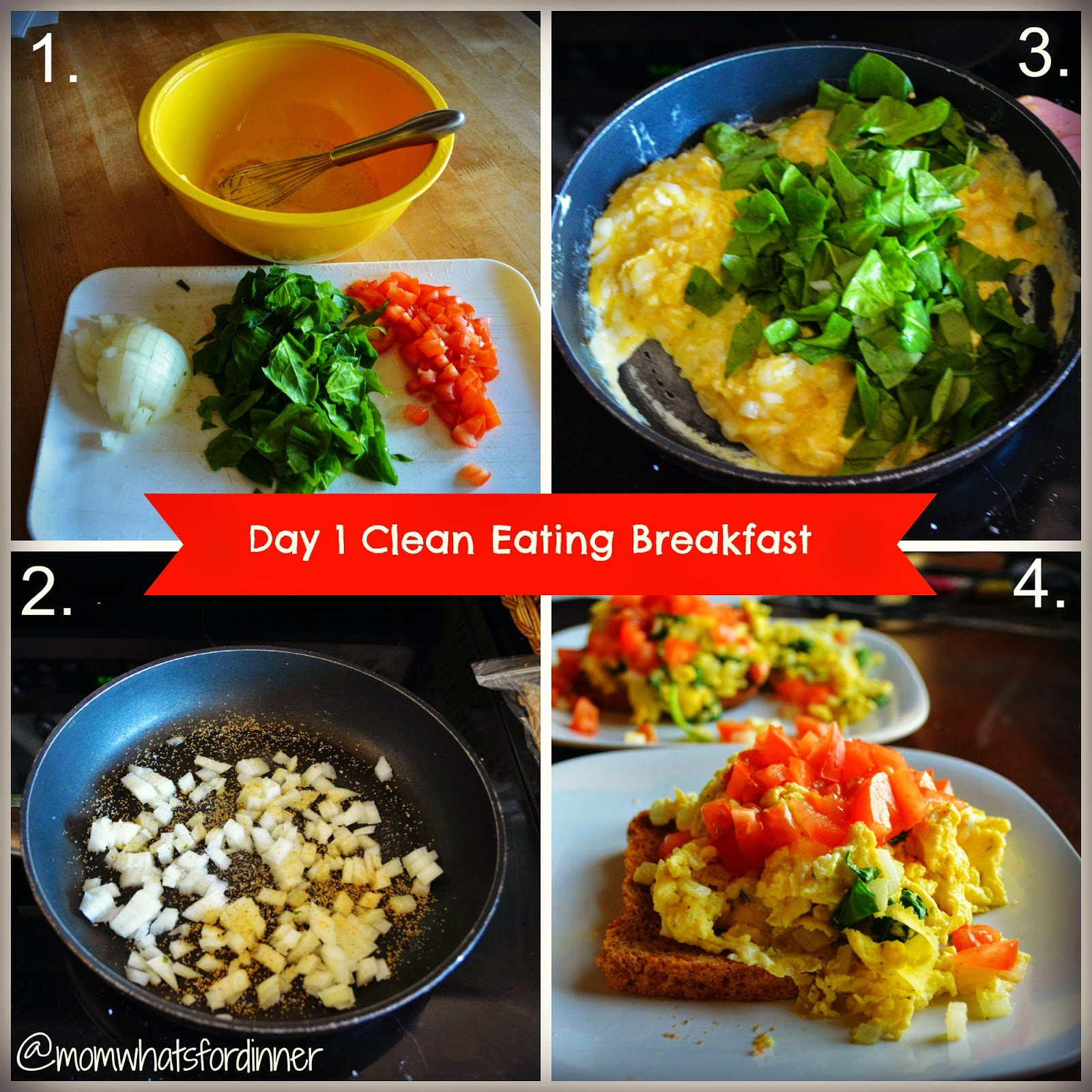 Clean Eating Breakfast
 Mom What s For Dinner Day one clean eating breakfast