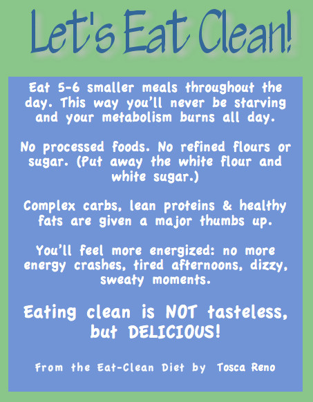 Clean Eating Diet
 Eat Clean Diet Grocery List