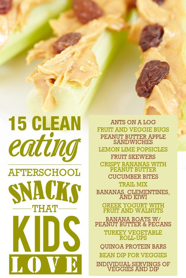 Clean Eating For Kids
 15 Clean Eating Snacks For Kids