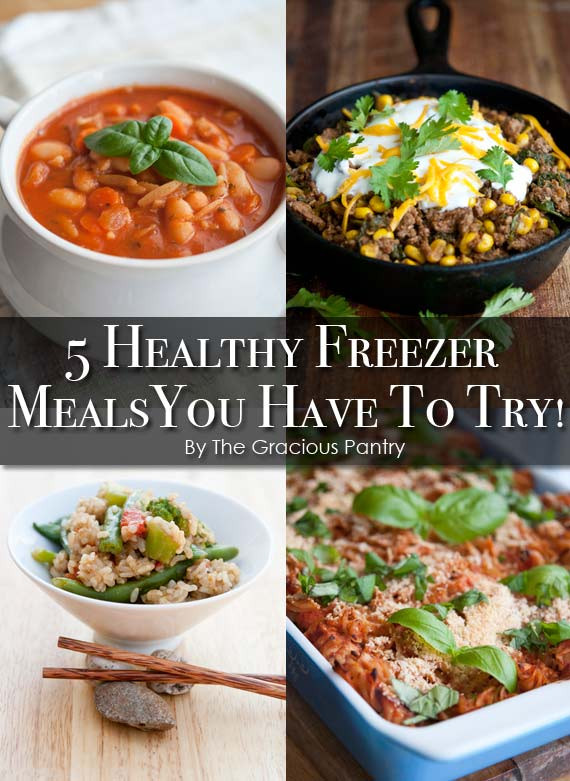 Clean Eating Freezer Meals
 5 Clean Eating Freezer Meals From My Latest Cookbook
